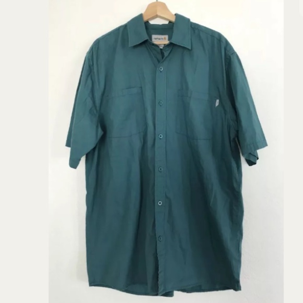 Carhartt Jade Green Shirt Size L